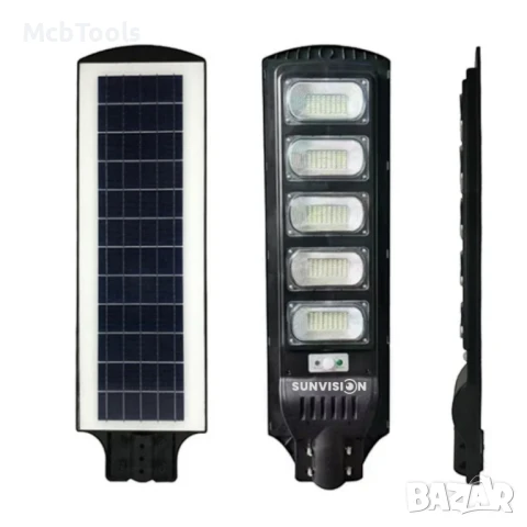 Мощна улична соларна лампа SUNVISION 2200w, снимка 2 - Соларни лампи - 50982637