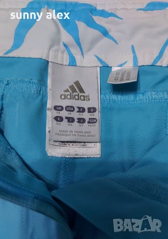 Adidas 3/4 светло син панталон, UK 14, F 42, снимка 4 - Спортни екипи - 38438287