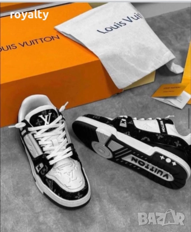 Louis Vuitton Маратонки Черно и Бяло 36-45 Номер 