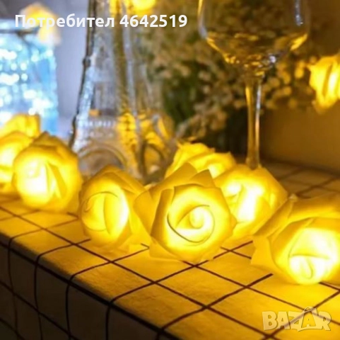  LED лампички рози, снимка 4 - Лед осветление - 52309460