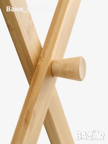 Бамбукова закачалка за стена, снимка 3 - Закачалки - 51971816