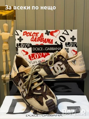 Dolce&Gabbana Дамски Маратонки👟Дамски Спортни Обувки Долче И Габана - Различни Цветове Код E121, снимка 12 - Маратонки - 55798410