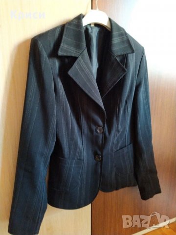 Черно сако, размер М (40), снимка 1 - Сака - 30688443
