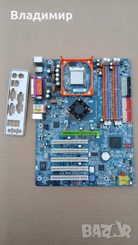 Дъно Gigabyte GA-8IPE1000 Pro2 (rev. 2.0), + CPU P4 3.2 mhz SL6WG