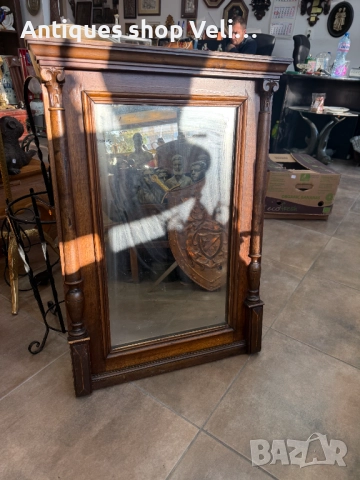 Старо огледало за стена  №7742, снимка 2 - Антикварни и старинни предмети - 52812287