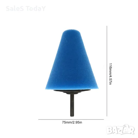 Комплект гъби за полиране и почистване с накрайник, 4бр, снимка 6 - Аксесоари и консумативи - 49824848