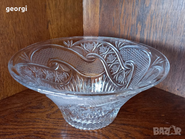 Кристална фруктиера   16/1, снимка 2 - Аксесоари за кухня - 36427560