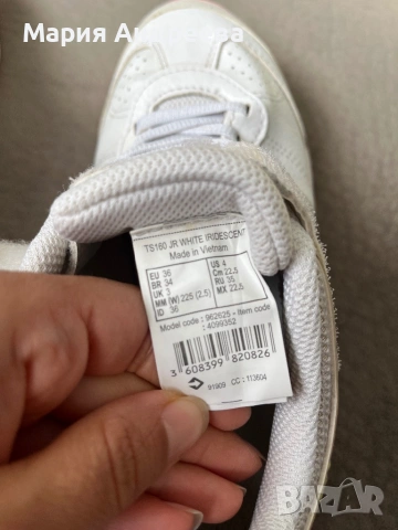 Дамски бели маратонки, снимка 4 - Маратонки - 53909279