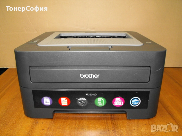 Лазерен принтер скенер копир Brother HL-2240D Гаранция, снимка 2 - Принтери, копири, скенери - 51874235
