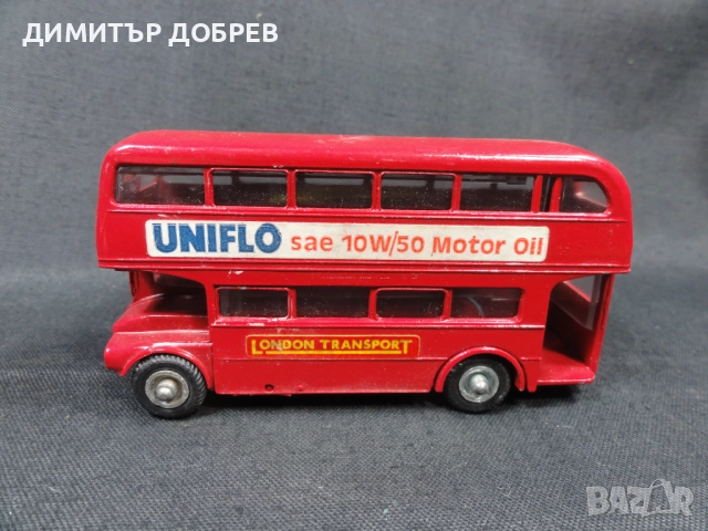 СТАРА РЕТРО МЕТАЛНА КОЛИЧКА АВТОБУС BUDGIE TOY ENGLAND AEC LONDON BUS, снимка 2 - Колекции - 51974198