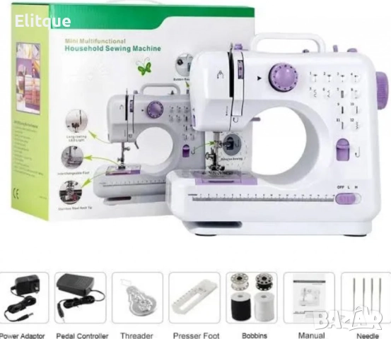 Мини шевна машина с 12 различни вида шевове SM-505A, снимка 14 - Други стоки за дома - 52594606