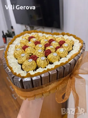 Букети с бонбони, снимка 15 - Подаръци за жени - 42263530