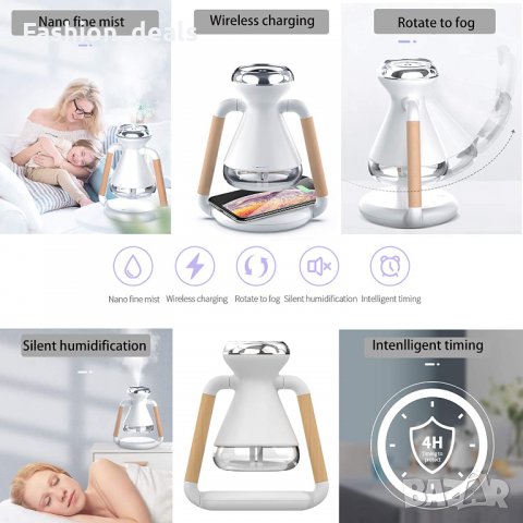 2 в 1 Нов мини въздушен овлажнител за стая 230ML и зарядно за телефон, снимка 6 - Други - 33756821