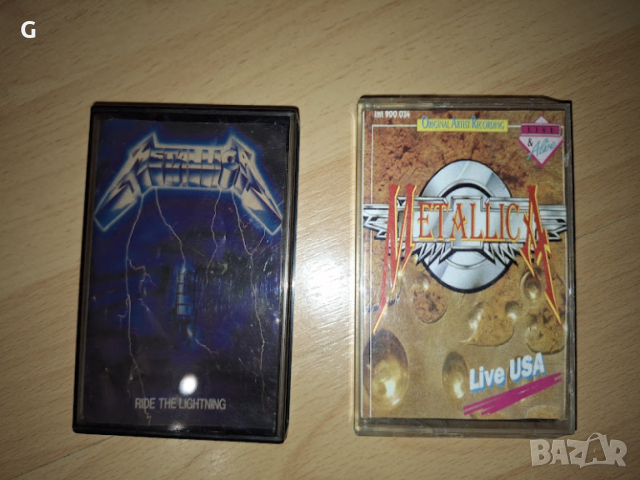 Metallica, Лот 5 оригинални аудио касети, кутии и обложки:, снимка 4 - Аудио касети - 54337468