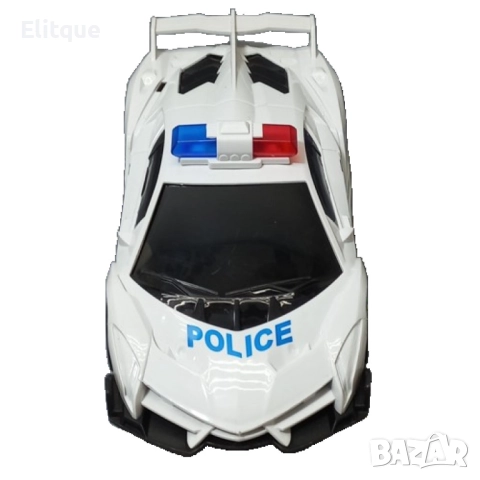 Полицейска скоростна кола с дистанционно управление, снимка 6 - Коли, камиони, мотори, писти - 52745083