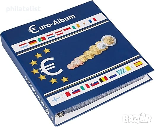 Албум за монети SAFE Designo за евро сетове (от 1 цент до 2 евро) за всички страни от еврозоната