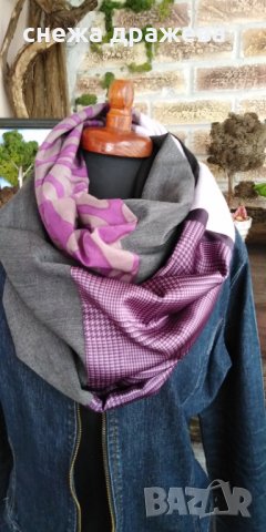 1 шал в няколко варианта, снимка 4 - Шалове - 30730665