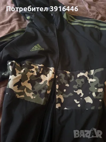 Мъжка ветровка “Adidas” L размер (КАТО НОВА), снимка 2 - Спортни дрехи, екипи - 56083041