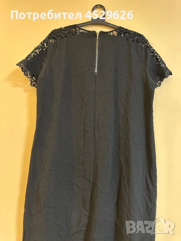 Черна рокля , снимка 2 - Рокли - 53237063