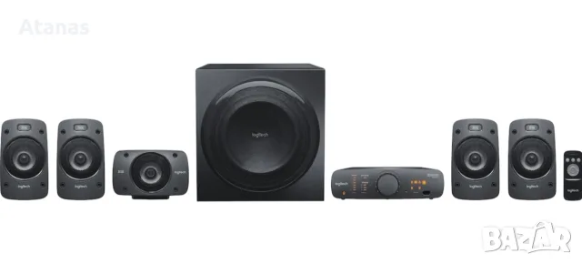 Тонколони Logitech 2906 5.1, 500W RMS, снимка 2 - Ресийвъри, усилватели, смесителни пултове - 55816601