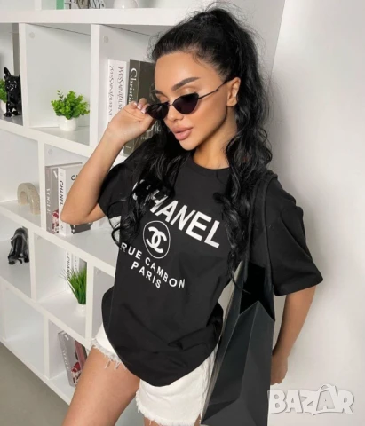 дамски тениски pinko  burberry diesel celine versace chanel , снимка 14 - Тениски - 51142267