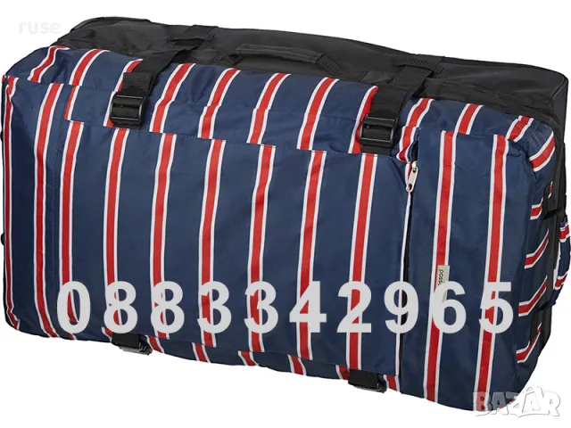 НОВА! Пътна чанта сак на колелца XXL обем 100L, снимка 3 - Куфари - 50419081