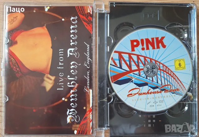 Pink  DVD Live from Wembley Arena, снимка 8 - DVD дискове - 56177692