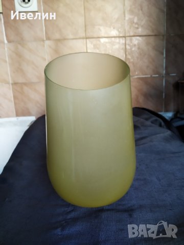 старо стъкло за лампа арт деко, снимка 2 - Настолни лампи - 29520350