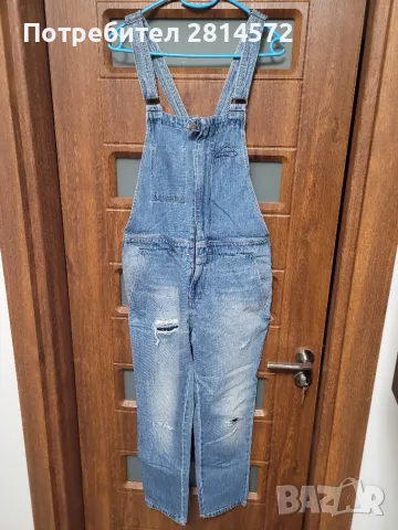 Дамски дънков гащеризон на марката Pull Bear