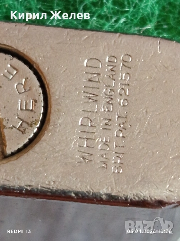 Винтидж колекционерска запалка Ronson Whirlwind бензинова перфектно състояние 51794, снимка 7 - Колекции - 54075453