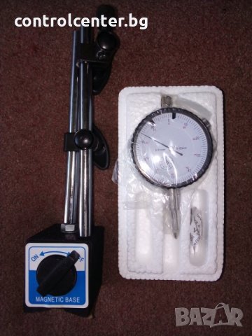 Индикаторен часовник с магнитна стойка, снимка 1 - Други инструменти - 29937224