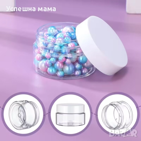 Бурканче за handmade, 60мл.с включена бяла капачка, снимка 2 - Други - 52020233