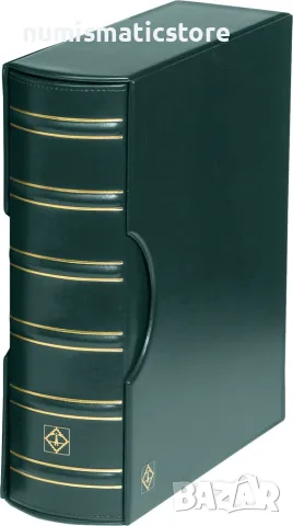 Leuchtturm Grande Gigant луксозен албум с касета А4, зелен цвят!