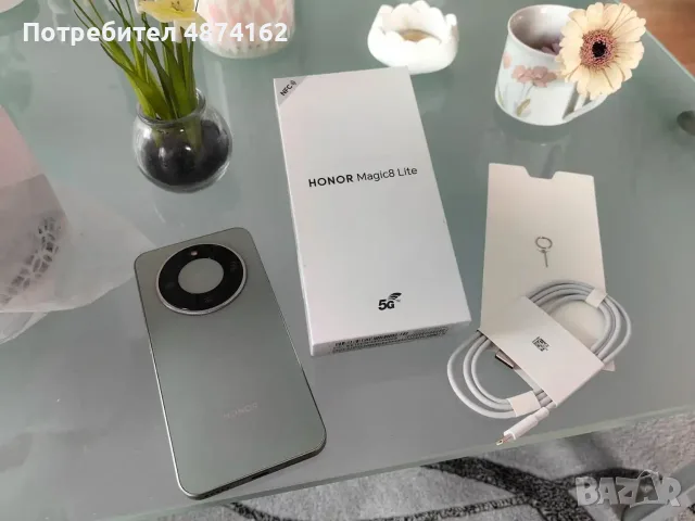 Нов Honor Magic 8 Lite - 2 години гаранция!