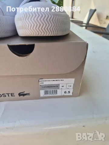 Продавам гуменки LACOSTE, номер 40, снимка 2 - Маратонки - 56059705