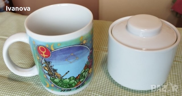 Красиви порцеланови чаши със зодии-кафе и чай, снимка 5 - Чаши - 42078197