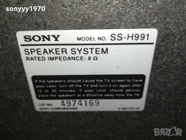 SONY ТОНКОЛОНИ-2БР 1901221717, снимка 18 - Тонколони - 35491795