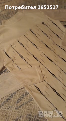 Дамка Бяла Блузка, снимка 4 - Блузи с дълъг ръкав и пуловери - 32054161