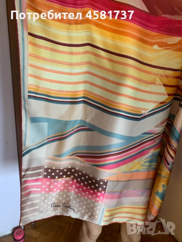 Копринен шал Passigatti, снимка 8 - Шалове - 51879707