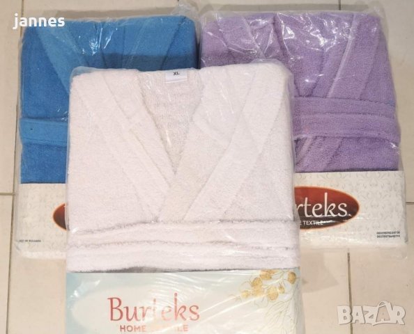 🇧🇬 Халат за баня 100%памук 🇧🇬, снимка 3 - Хавлиени кърпи - 38742849