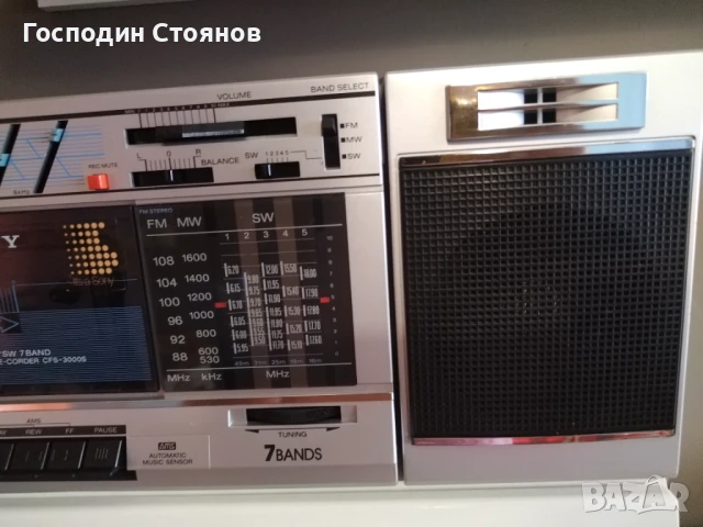 SONY CFS 3000S , снимка 4 - Радиокасетофони, транзистори - 51388566