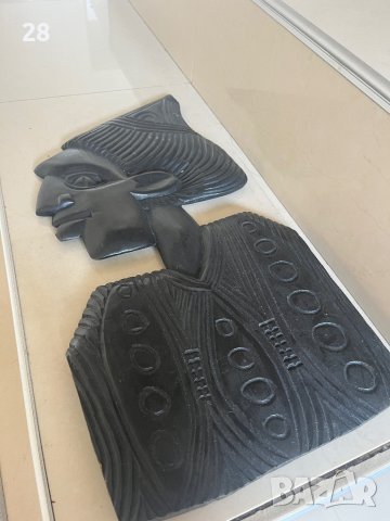 Дървено пано старо дърворезба ръчно направен, снимка 1