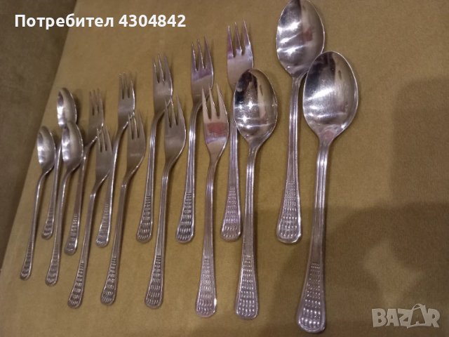 Десертни вилици и лъжици , снимка 4 - Прибори за хранене, готвене и сервиране - 51253543