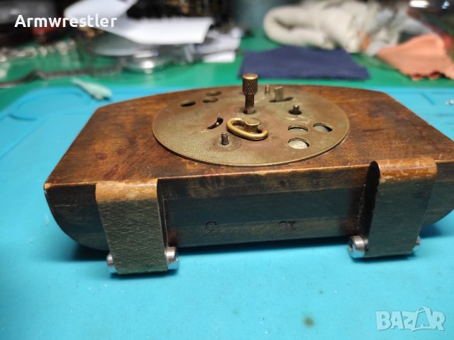 Стар Немски Часовник Будилник Хамбург Американ, снимка 3 - Антикварни и старинни предмети - 37024864