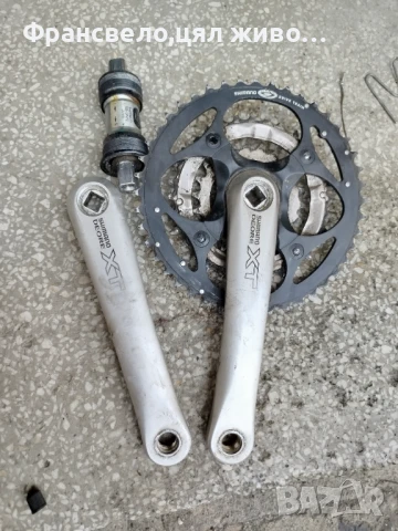 Курбел със средно движение за велосипед колело Shimano deore xt fc m 750