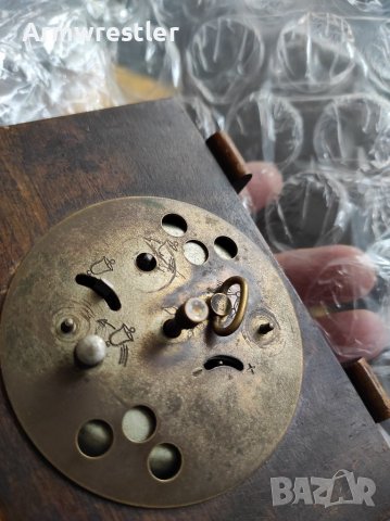 Стар Немски Часовник Будилник Хамбург Американ, снимка 5 - Антикварни и старинни предмети - 37024864