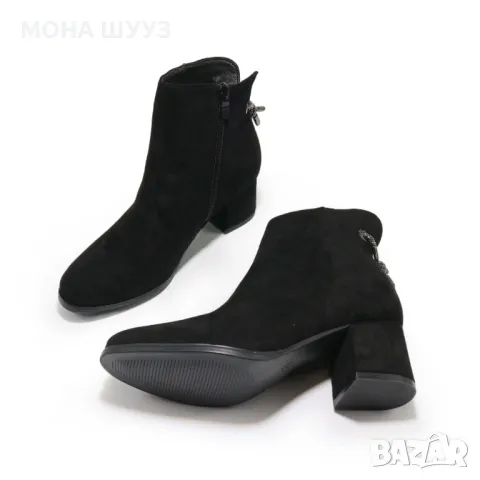 ДАМСКИ БОТИ НА ТОК код 16, снимка 4 - Дамски боти - 47383931