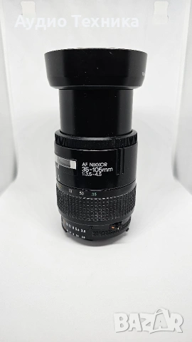 Nikon 35-105mm 1:3.5-4.5 AF Nikkor HB-2 L37c, снимка 4 - Обективи и филтри - 53877123