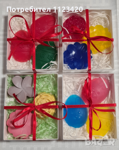 Ароматни глицелинови сапунчета, снимка 1 - Подаръци за жени - 44589694