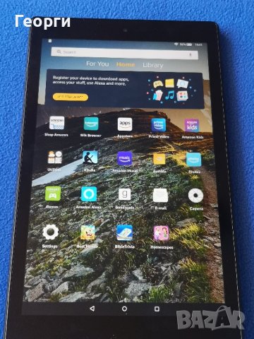 Kindle fire 10", 2Gb RAM, 32Gb с Google Play Store, снимка 1